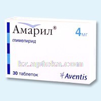 Купить АМАРИЛ 0,004 N30 ТАБЛ цена