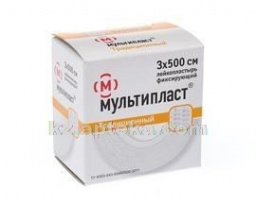 Купить ЛЕЙКОПЛАСТЫРЬ "МУЛЬТИПЛАСТ" 3х500СМ (НОВОСИБХФ) цена