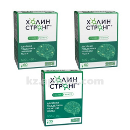 Купить КОМПЛЕКТ ХОЛИН СТРОНГ N60 КАПС 2уп+ХОЛИН СТРОНГ N30 КАПС 1уп - скидка 15% цена