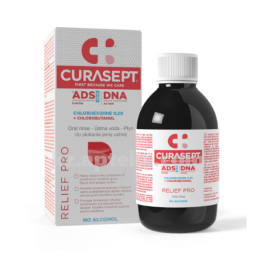 Купить ОПОЛАСКИВАТЕЛЬ Д/ПОЛОСТИ РТА CURASEPT ADS DNA RELIEF PRO 200МЛ цена