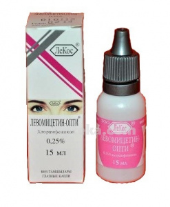 Купить ЛЕВОМИЦЕТИН-ОПТИ 0,25% 15МЛ КАПЛИ ГЛАЗНЫЕ ЛЕКОС цена