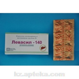 Купить ЛЕВАСИЛ-140 N30 КАПС применяют в комплексном лечении заболеваний печени различной этиологии цена