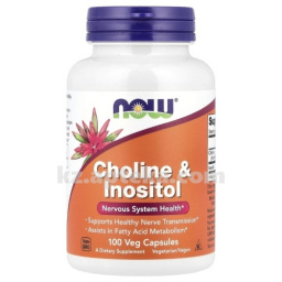 Купить NOW ХОЛИН И ИНОЗИТОЛ 500МГ N100 КАПС цена