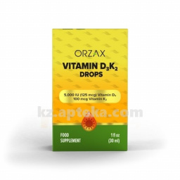 Купить ОРЗАКС ВИТАМИН D3K2 30МЛ КАПЛИ цена