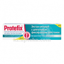 Купить ПРОТЕФИКС ГИПОАЛЛЕРГЕННЫЙ КРЕМ ФИКСИРУЮЩИЙЭКСТРА СИЛЬНЫЙ ДЛЯ ЗУБНЫХ  ПРОТЕЗОВ 40МЛN1 цена