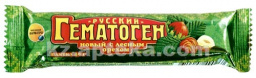 Купить ГЕМАТОГЕН РУССКИЙ НОВЫЙ С ЛЕСНЫМ ОРЕХОМ 40,0 цена