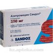 Купить АЗИТРОМИЦИН 0,25 N6 ТАБЛ П/О САНДОЗ цена