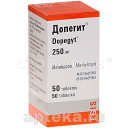 Купить ДОПЕГИТ 0,25 N50 ТАБЛ цена