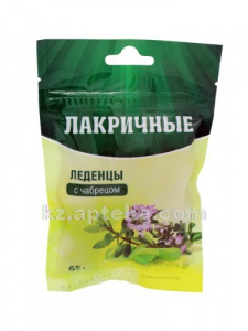 Купить ЛАКРИЧНАЯ СО ВКУСОМ ЧАБРЕЦА ЛЕДЕНЦЫ 65,0 цена