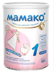 Купить МАМАКО-1 НА КОЗЬЕМ МОЛОКЕ СУХ МОЛОЧ СМЕСЬ С РОЖД 400,0 цена