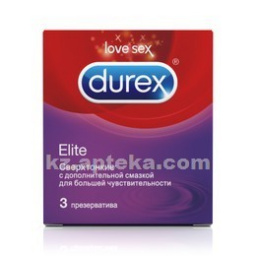 Купить ПРЕЗЕРВАТИВЫ DUREX ELITE N3 цена