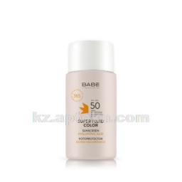 Купить BABE СОЛНЦЕЗАЩИТНЫЙ СУПЕР ФЛЮИД С ТОНИРУЮЩИМ ЭФФЕКТОМ SPF50 50МЛ цена
