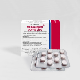 Купить МЕКСИДОЛ ФОРТЕ 250 0,25 N40 ТАБЛ П/О цена