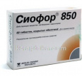 Купить СИОФОР 0,85 N60 ТАБЛ цена