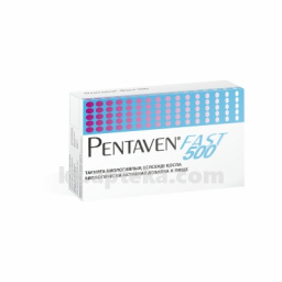 Купить PENTAVEN FAST 500 N20 ТАБЛ цена
