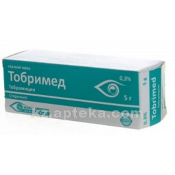 Купить ТОБРИМЕД 0,3% 5,0 ГЛ МАЗЬ цена