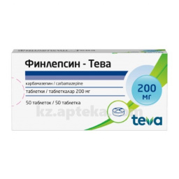 Купить ФИНЛЕПСИН-ТЕВА 0,2 N50 ТАБЛ цена