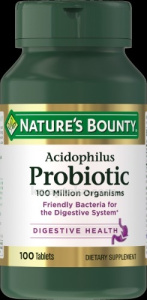 Купить АЦИДОФИЛУС ПРОБИОТИК N100 ТАБЛ NATURES BOUNTY цена