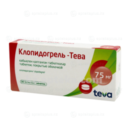 Купить КЛОПИДОГРЕЛЬ-ТЕВА 0,075 N30 ТАБЛ П/О цена