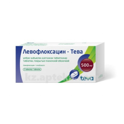 Купить ЛЕВОФЛОКСАЦИН -ТЕВА 0,5 N7 ТАБЛ П/О цена