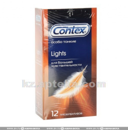 Купить ПРЕЗЕРВАТИВЫ CONTEX LIGHTS N12 цена