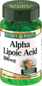 Купить АЛЬФА-ЛИПОЕВАЯ КИСЛОТА N60 КАПС СОЛГАР цена