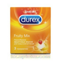 Купить ПРЕЗЕРВАТИВЫ DUREX FRUITY MIX N3 цена