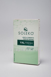 Купить YALFRESH TORIC ЛИНЗЫ АСТИГМАТ КОНТАКТНЫЕ В БЛИСТЕРАХ N3 ЦИЛИНДР-2,25 180,-4 цена