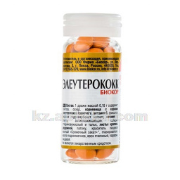 Купить ЭЛЕУТЕРОКОКК БИОКОР 0,18 N50 ДРАЖЖЕ цена