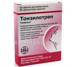 Купить ТОНЗИЛОТРЕН N60 ТАБЛ цена