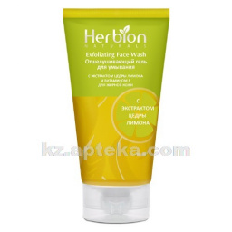 Купить ОТШЕЛУШИВАЮЩИЙ ГЕЛЬ ДЛЯ МЫТЬЯ ЛИЦА С ЛИМОНОМ 100МЛ HERBION NATURALS цена