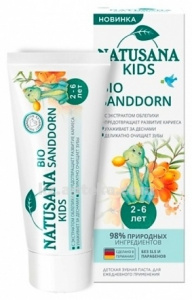 Купить NATUSANA KIDS BIO SANDDORN 2-6ЛЕТ З/ПАСТА 50МЛ цена