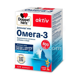 Купить ДОППЕЛЬГЕРЦ АКТИВ ОМЕГА-3 N120 КАПС цена